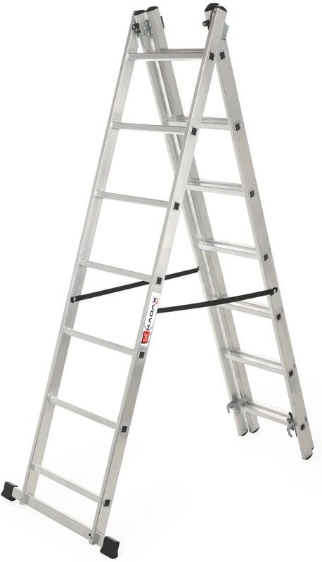 Multifunktionsleiter, Vielzweckleiter aus Aluminium, bis 150kg - Kadax