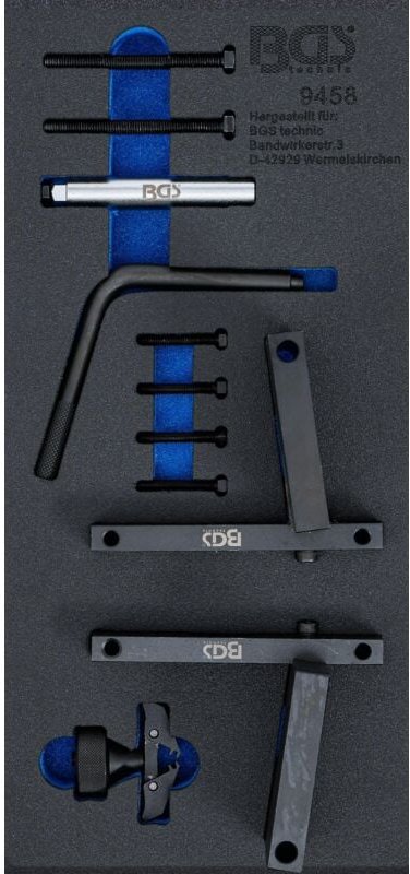 Bgs Technic - Werkstattwageneinlage 1/3: Motor-Einstellwerkzeug-Satz für bmw S65