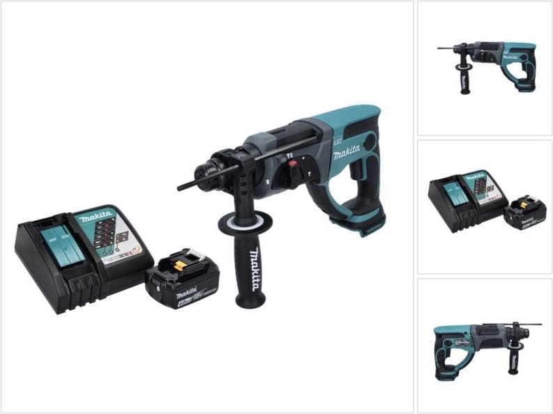 Dhr 202 RM1 Akku Kombihammer 18 v 2,0 j sds Plus + 1x Akku 4,0 Ah + Ladegerät - Makita