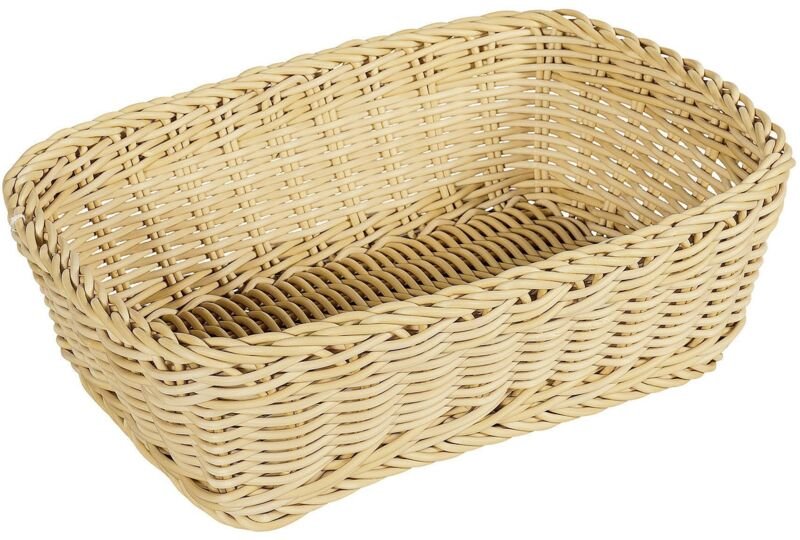 Brotkorb Kunststoff 31,5x22x10cm beige