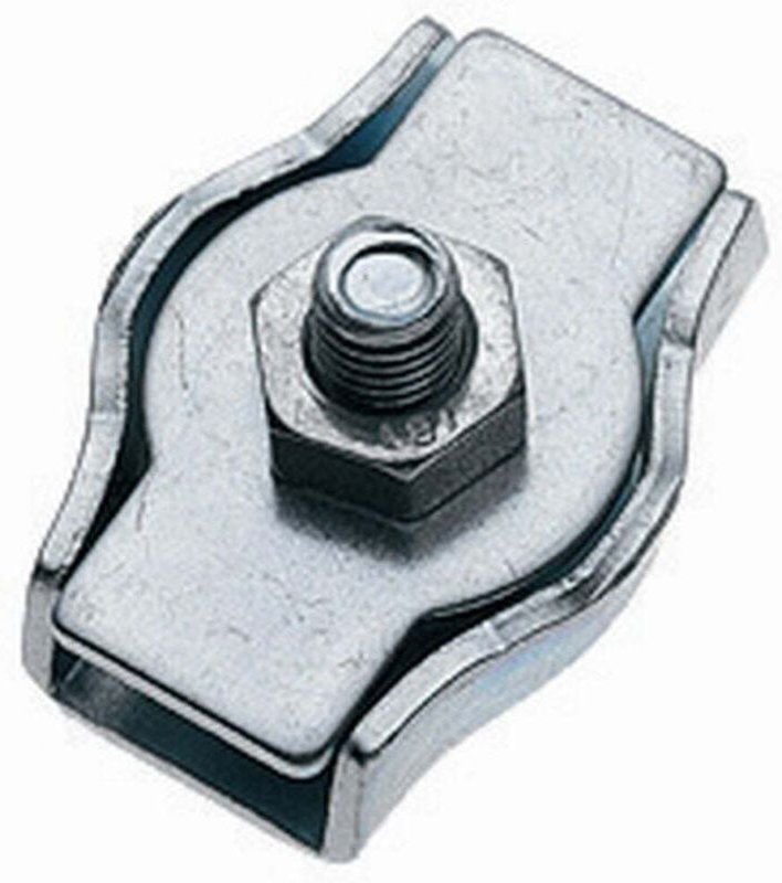 Klemme Simplex für Seile bis 2 mm Riegel & Vorhängeschlösser - Conacord