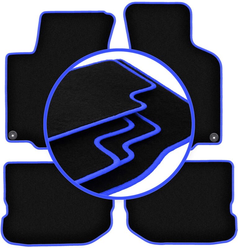 CARLUX-BLUE Autofußmatten für: Volkswagen Bora Variant, Kombi, Limousine (1997-2005)