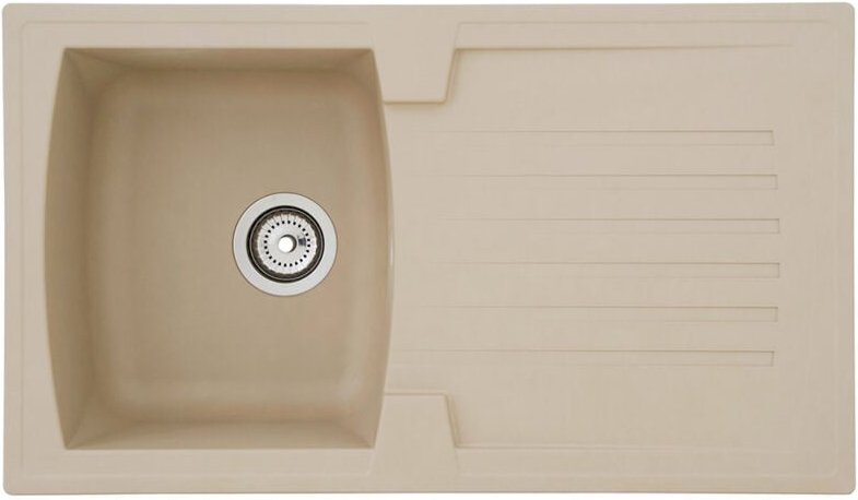 Mineralite Einbauspüle 1 Becken Boston 86 x 50 cm Spüle Spülbecken - Respekta