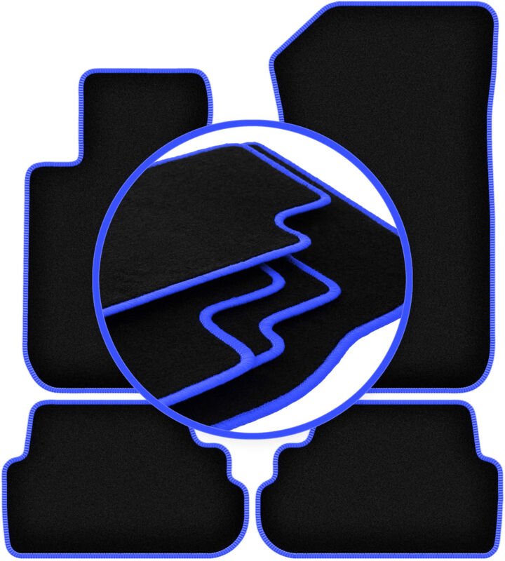 Thumbnail - CARLUX-BLUE Autofußmatten für: BMW 1 E88 Cabrio (2008-2014)