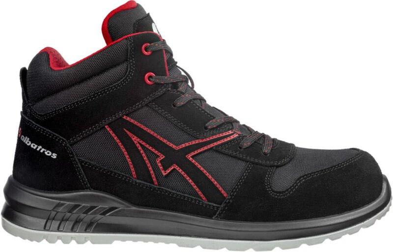Thumbnail - Clifton mid src 638700210000044 Sicherheitsstiefel S3 Schuhgröße (eu): 44 Schwarz, Rot 1 p - Albatros