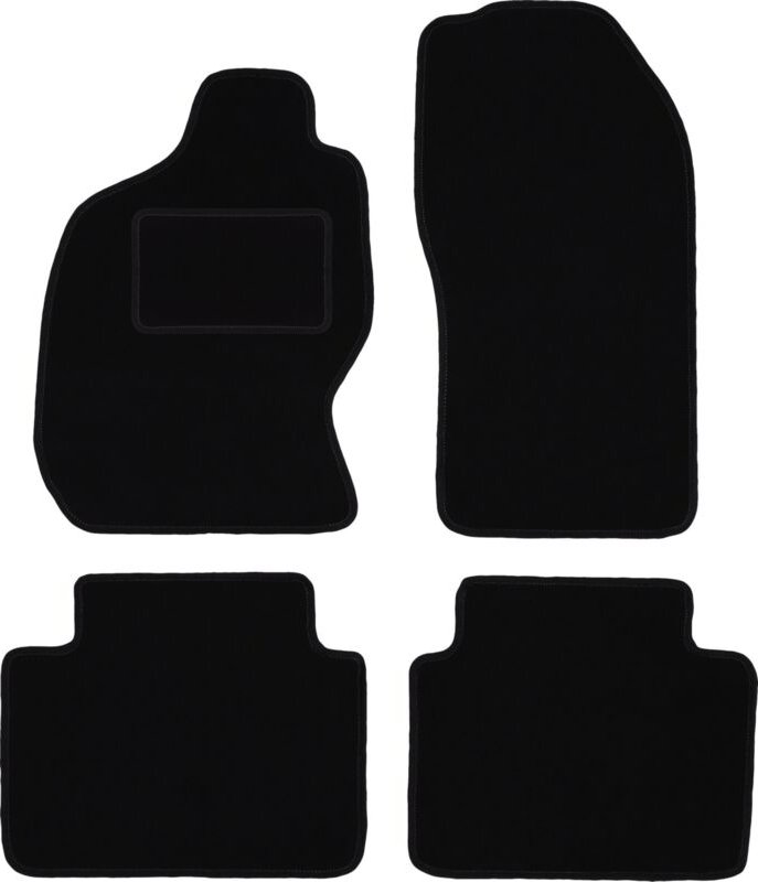Schwarze Veloursmatten für: Nissan Patrol Y61 GU GR Offroad (1998-2004)