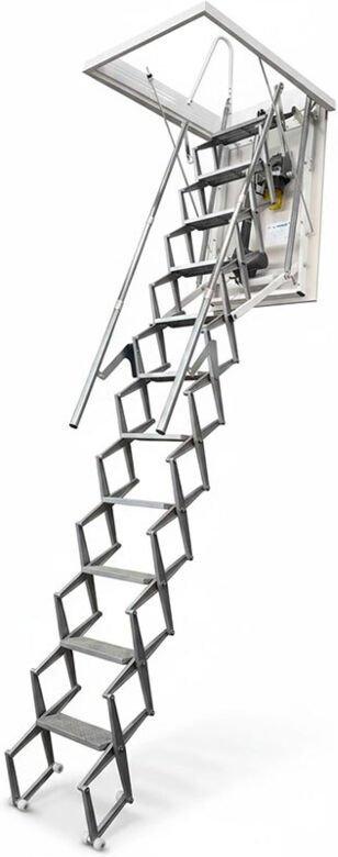 Echelle escamotable électrique - Trappe de 100x70cm - ACI-THE325G/100X70