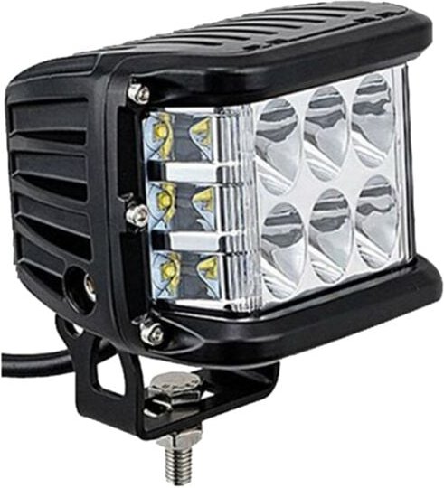 Tlily - Auto Dreifach seitlich beleuchtetes Arbeitslicht Kuppellicht Burst Blinklicht Scheinwerfer Spotlight Strobe Ligh...