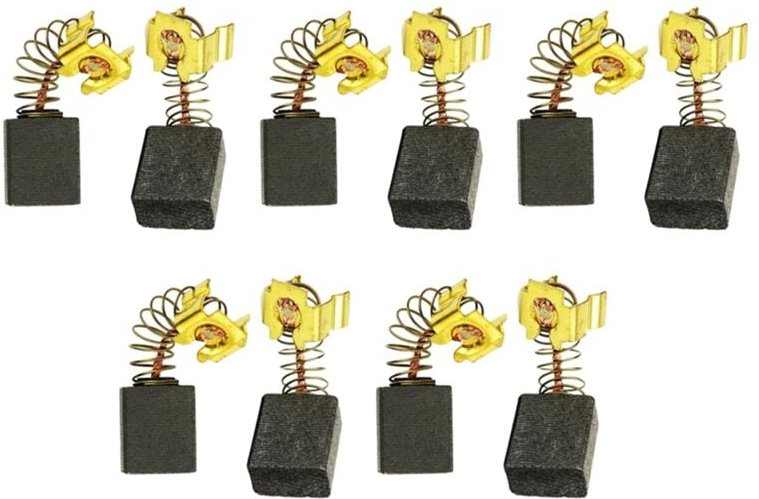 Thumbnail - 5 paar 195007-0 CB-407 HP2050 HR2475 JS8000 BO5030 Carbon Pinsel Set Power Tool Ersatz Teil