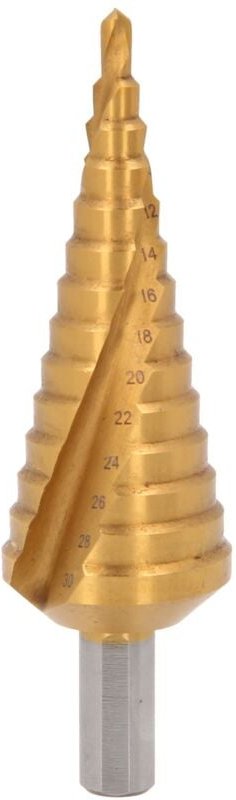 Ks Tools HSS-TiN Stufenbohrer,Ø 4-30 mm, 14 Stufen