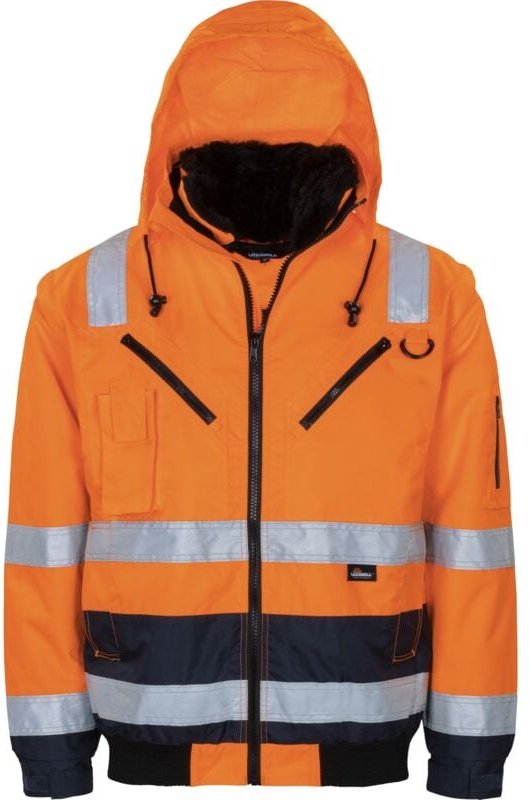 Trizeratop - Triuso Vizwell Warnschutz-Kontr.-Pilotenjacke VW126C m orange