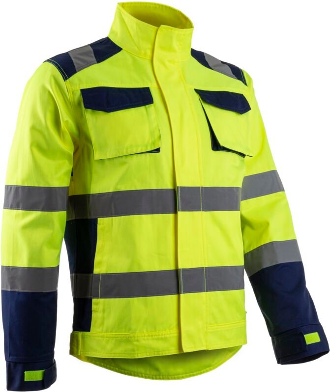 Hochsichtbare Arbeitsschutzjacke HIBANA - Neon Gelb 3XL - 60/62