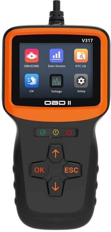 Ulisem Obd2-Autodiagnosetool, Obd2-Französisches Diagnose-Fahrzeuglesegerät für alle Fahrzeuge nach 2000, Fehlerlesegerä...