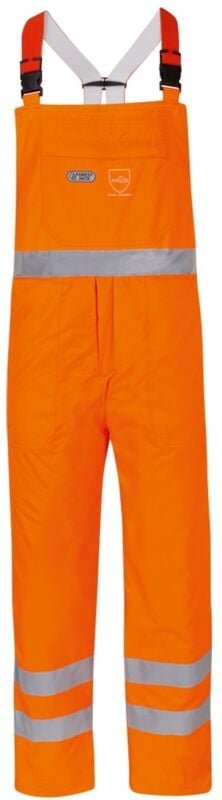 Feldtmann - Warn- & Schnittschutz-Latzhose platane 22782 Gr. 50 orange