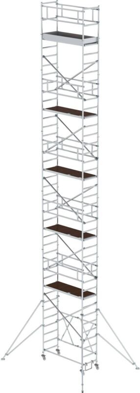 Klappgerüst 0,75 x 1,8 m mit Ausleger Plattformhöhe 10,8 m - 115109 - Günzburger Steigtechnik