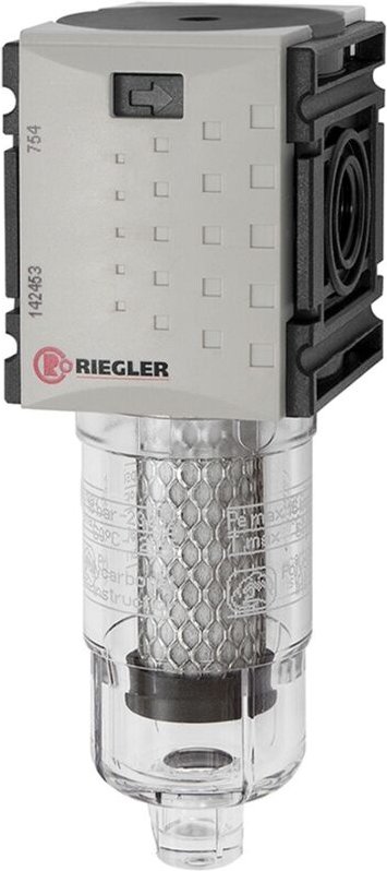 Aktivkohlefilter »FUTURA-mini« mit PC-Behälter, bg 0, g 1/4 - Riegler