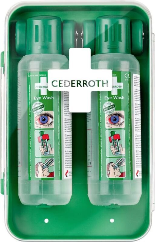 Thumbnail - Cederroth - Eye-Wash-Cabinet, 2 x 500ml