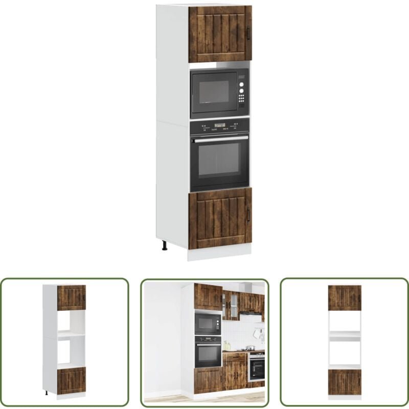 Thumbnail - The Living Store - vidaXL Herdumbauschränke 2 Stk. Kalmar Räuchereiche Holzwerkstoff