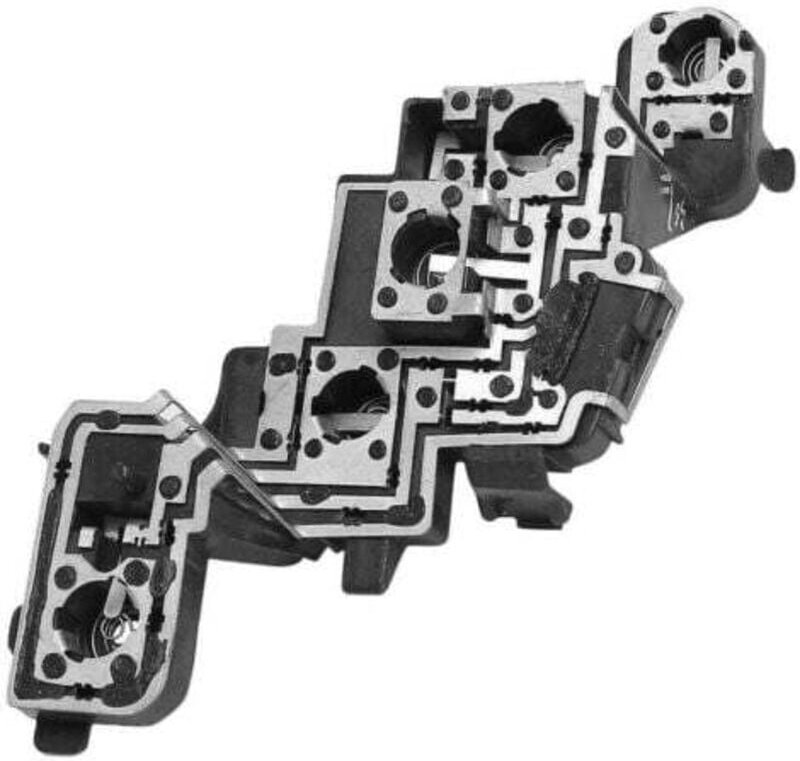 – Platine für das rechte Rücklicht des Autos für Peugeot 307 Schrägheck 2008-2014, INHHUB