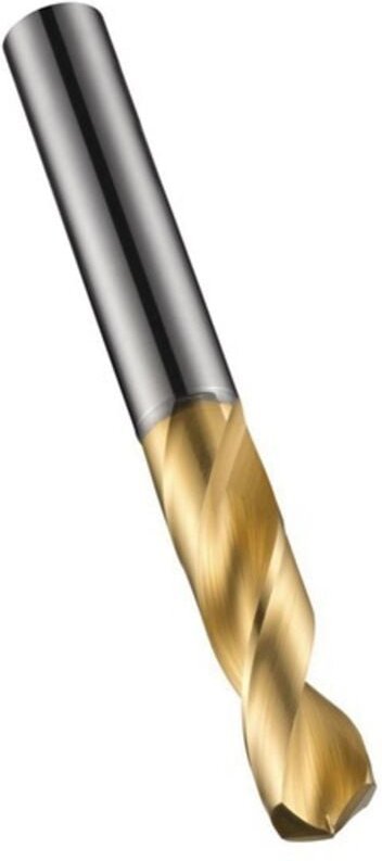 Spiralbohrer din 6539 TypN R520 D.5,1mm hm TiN ha 2,5XD