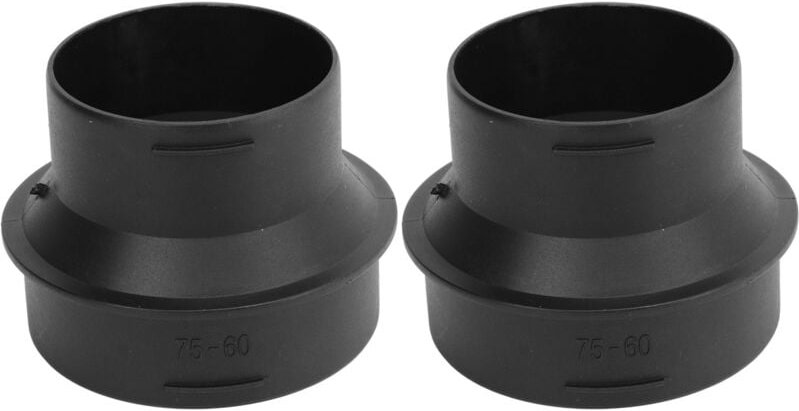 1 Paar Standheizungs-Adapterrohr 60 bis 75 mm Heizungskanal-Rohrverbinder für Webasto-Heizung - Ej.life