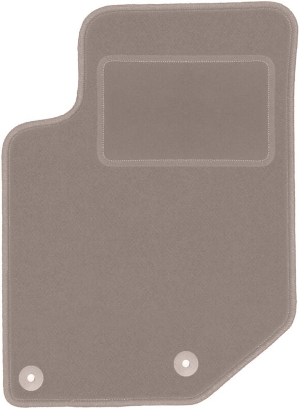 Beige Fahrermatte für: DS. DS3 Crossback Crossover (2018-)