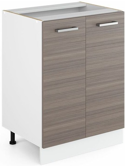Vicco - Küchenunterschrank R-Line, Grau, 60 cm ohne Arbeitsplatte