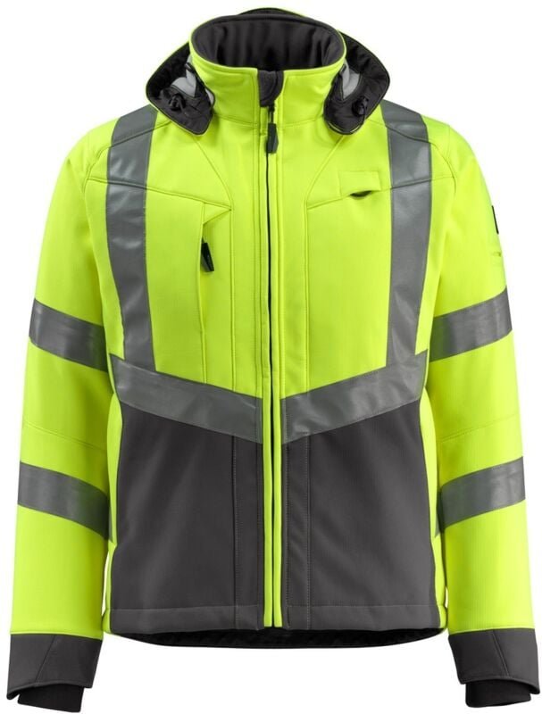 Mascot - Safe Supr Softsh-Jacke Blackpool Gr. m hi-vis glb/dunkelanthr 15502-246