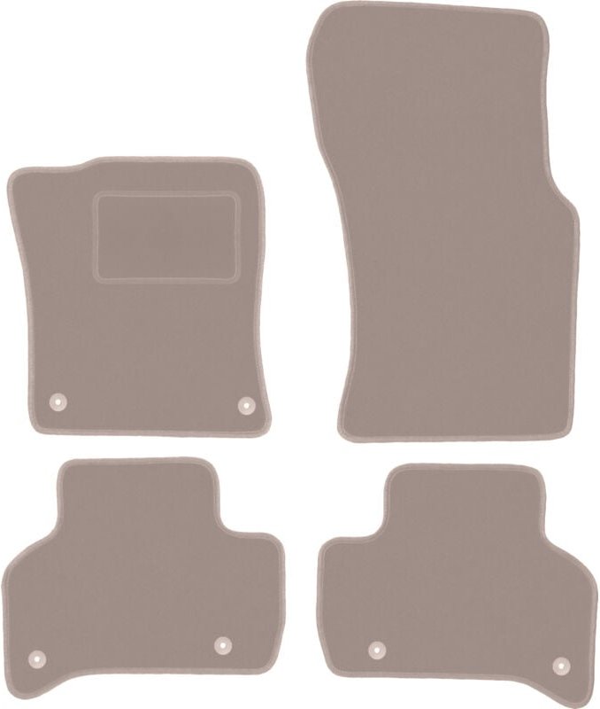 Beige Veloursmatten für: Jaguar XE Limousine (2015-)