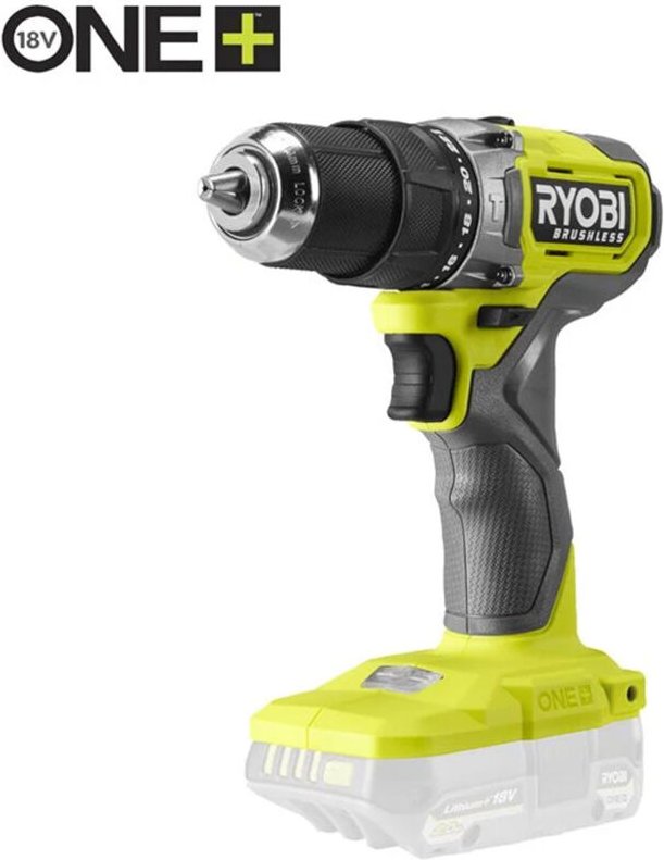 Thumbnail - RPD18BL1-0 18V one+ 54 Nm Brushless Akku-Schlagbohrschrauber (ohne Akku und Ladegerät) - Ryobi