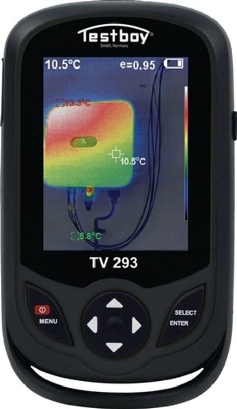 Testboy - Wärmebildkamera tv 293 3,2Zoll Farb-LC-Display 220x160 Bildpunkte