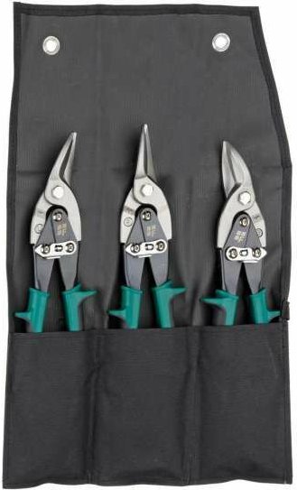 Freund - hochwertige Werkzeugrolltasche (128) bestückt mit 3 Figurenscheren, 04670060