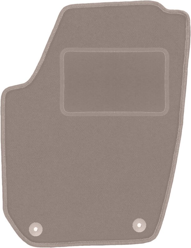 Beige Fahrermatte für: Skoda Fabia II Schrägheck, Kombi (2007-2014)