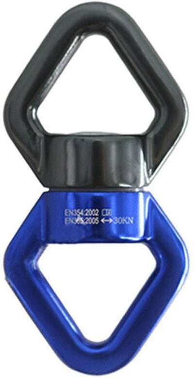 Rotationswirbel, 30-KN-Verbindungsstück, Schwenkrotator, 360°-Schwenkgerät, Abseilgerät, Klettern für Yoga-Rettung – Sch...