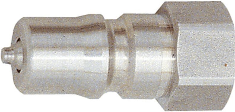 Thumbnail - Verschlussnippel beidseitig absperr., es 1.4305, g 3/8 ig, nw 7,5 - Riegler