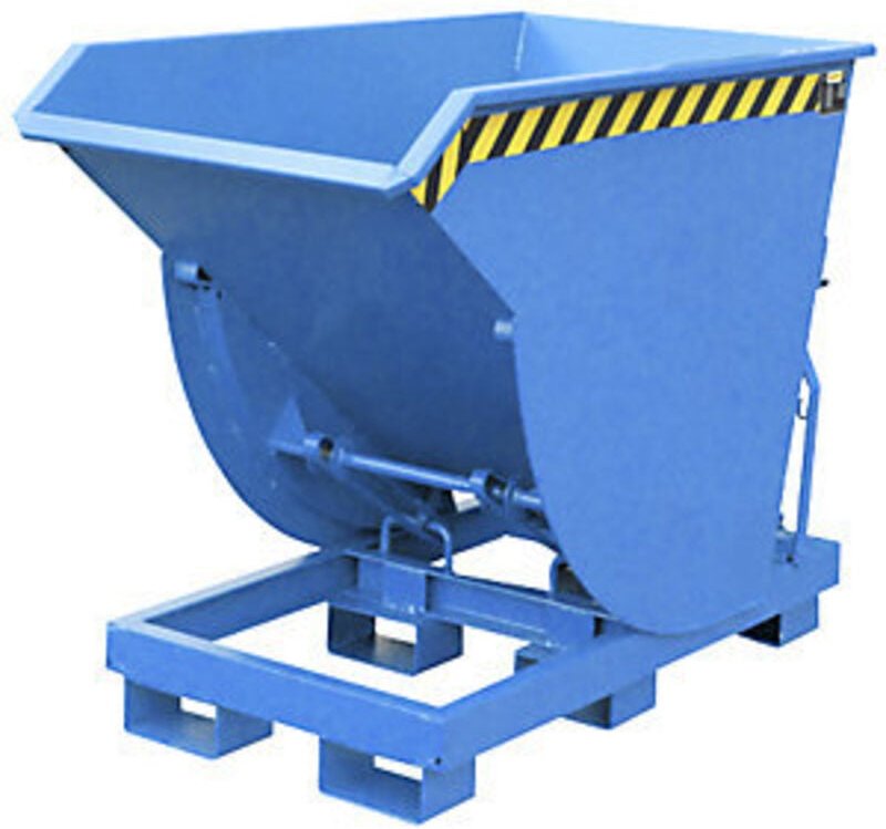 Bauer Kippbehälter BKM 100, lackiert, Lichtblau