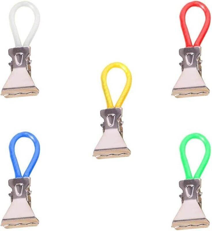 Linghhang - Geschirrtuch-Clip, 5 Stück Handtuch-Clips, Küchen-Geschirrtuch-Clips, Metall-Küchen-Geschirrtuch-Aufbewahrun...