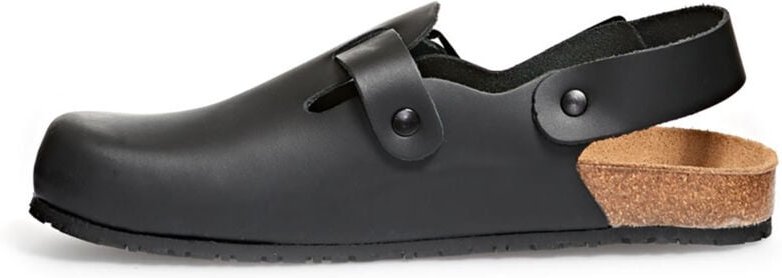 Abeba (8045) Clog Berufsschuhe Nature OB schwarz 48
