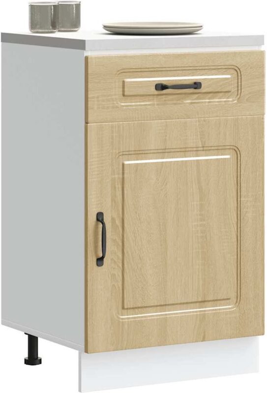vidaXL Küchenunterschrank Kalmar Sonoma-Eiche Holzwerkstoff