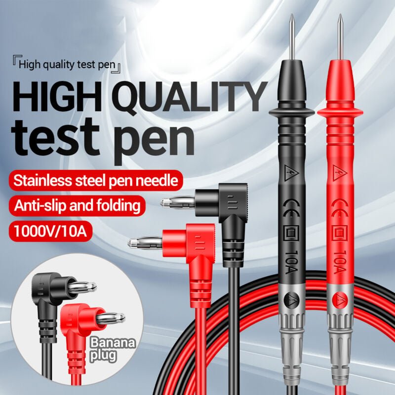 Eosnow - Aneng PT840 1000V 10A Digitaler Multimeter -Sonde Universal Test Blei Nadel -Stift -Kabel -Kabel -Kabel -Strom ...