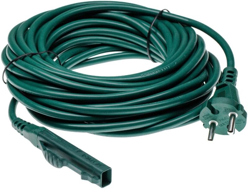 Thumbnail - Stromkabel kompatibel mit Vorwerk Kobold 140, 150 Staubsauger - 10m Kabel, Anschlusskabel - Vhbw