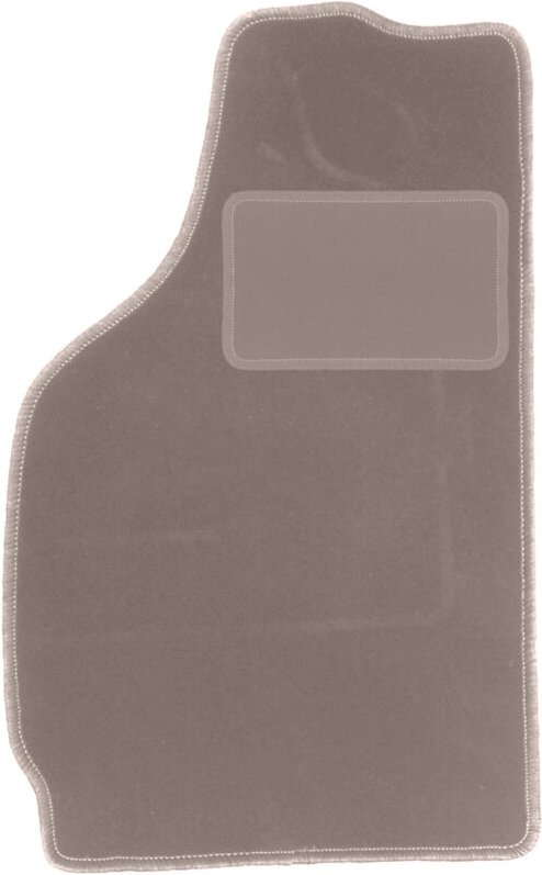 Beige Fahrermatte für: Daewoo Tico Fließheck (1996-2001)