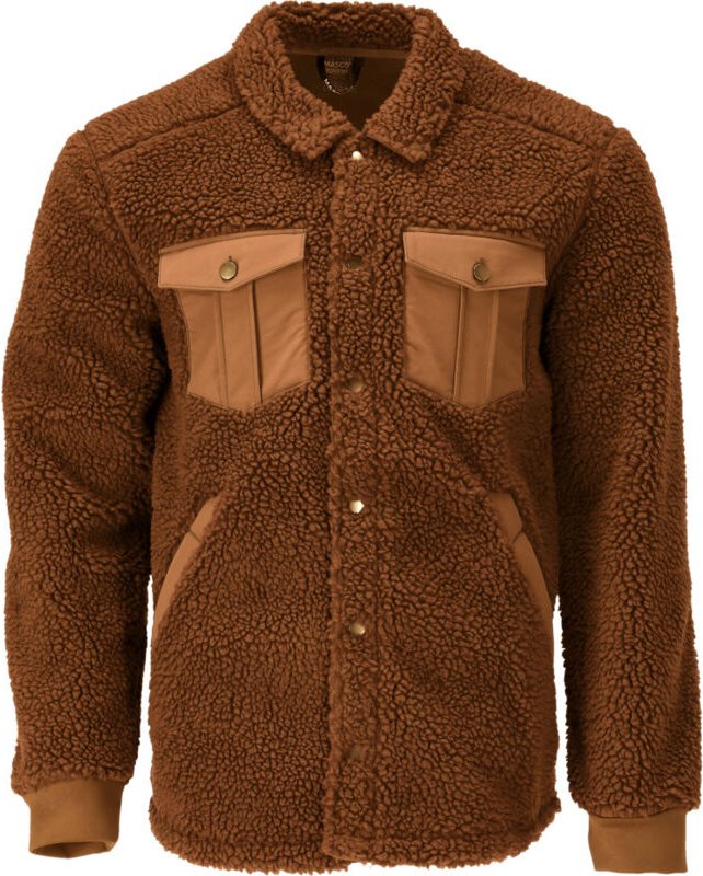 Faserpelz Hemd Gr. 4XL, Nussbraun - Mascot