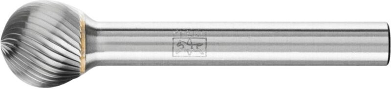 Thumbnail - Pferd - Hartmetall Frässtift Kugel kud ø 12x10mm Schaft-Ø 6 mm Z5 universal fein