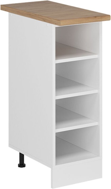 Thumbnail - Vicco - Küchenregal R-Line, Weiß, 30 cm , ap Eiche