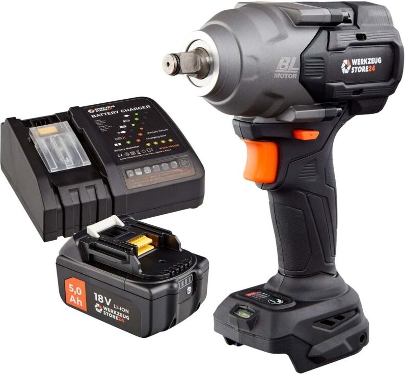 Ws24 - Akku-Drehschlagschrauber wds 18V 1/2" 950 nm / 1x 5,0 Ah Akku + Schnellladegerät