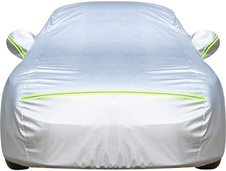 Outdoor-Autoabdeckung, wasserdichte Oxford-Autoabdeckung, offene Seite für die Kabine, atmungsaktives Baumwollfutter, An...