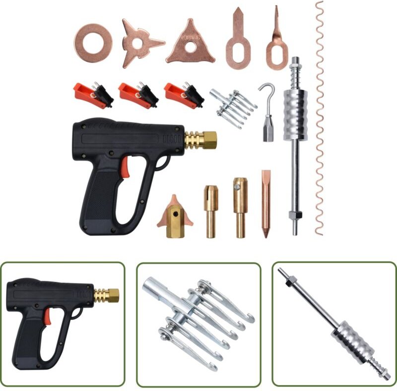 67-tlg. Ausbeulspotter-Set - Autoreparatur - Dellenentfernung - Ausbeuler Set - Blechschaden Reparatur - Fahrzeugpflege ...