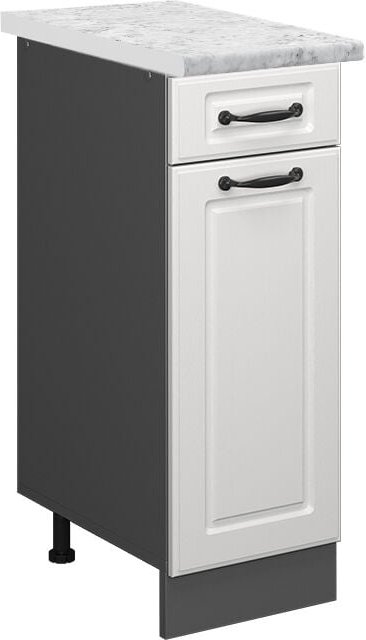 Thumbnail - Vicco - Schubladenschrank R-Line, Weiß Landhaus, 30 cm ap Marmor