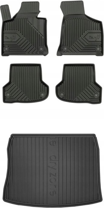 SET 77 Gummimatten und Fußmatten AUDI A3 8P Quattro 2003-2013